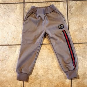 Toddler Boys Gucci like jogging pants